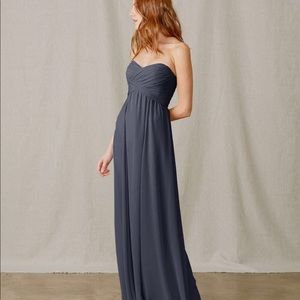 Amsale SaraBeth Slate Dress size 00. NWT!